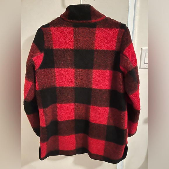 Old Navy Teddy Buffalo Plaid Jacket - Picture 3 of 4